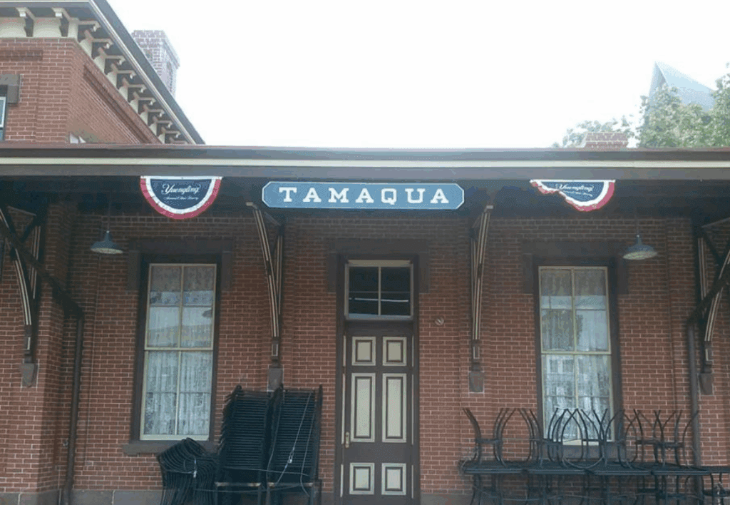 Rail station in Tamaqua, PA.
